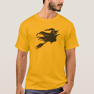 T-shirt Chemise d'Halloween en sorcière
