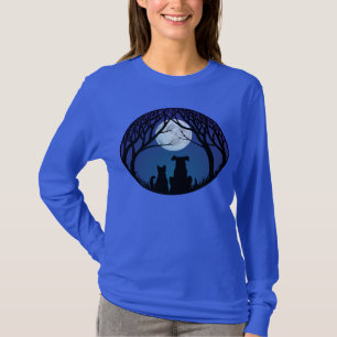 T-shirt Chemise d'Halloween femme en gros chat Chemises fe