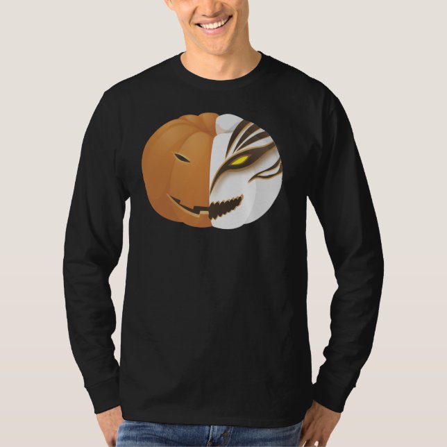 T-shirt Chemise d'Halloween Jack O'Lantern Citrouille (Devant)