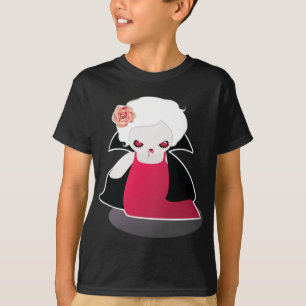 T-shirt Chemise d'Halloween Vampire mignonne - Chemise fil