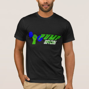T-shirt Chemise d'haltérophilie de fer de pompe