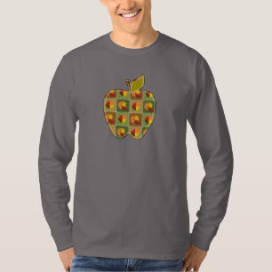 T-shirt Chemise d'homme automnale en patchwork