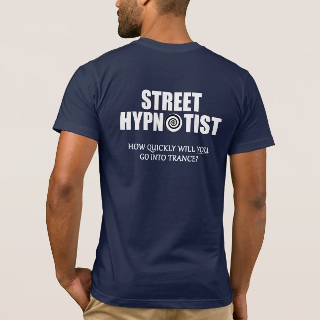 T-shirt Chemise d'hypnose de rue (Dos)