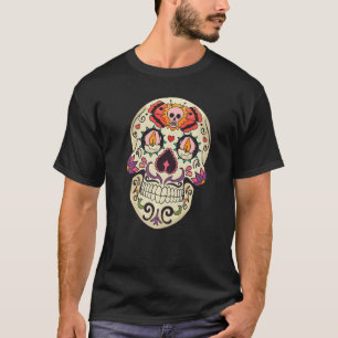 T-shirt Chemise Dia De Los Muertos pour hommes Crâne à suc