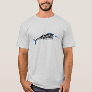 T-shirt Chemise d'illustration de poissons de Wahoo