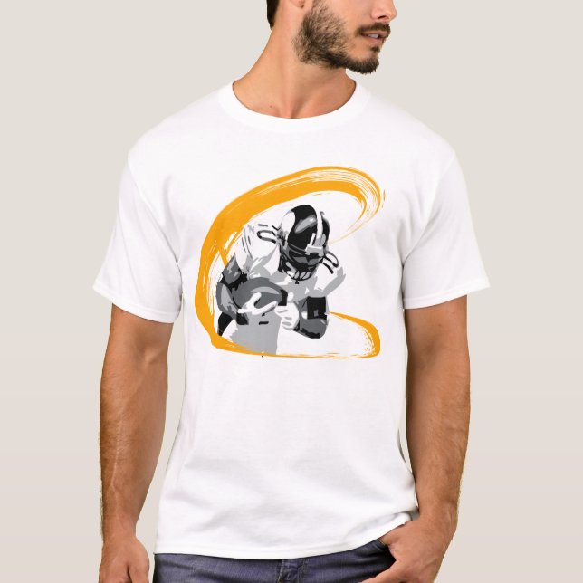 T-shirt Chemise d'illustration de Santonio Holmes (Devant)