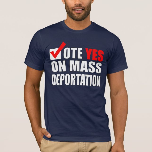 T-shirt Chemise d'immigrants illégaux (Devant)