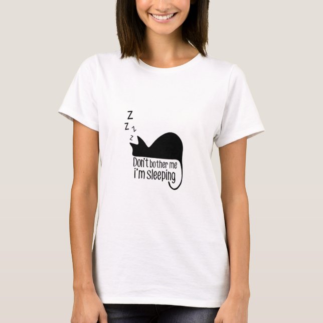 T-shirt Chemise d'impression de chat (Devant)