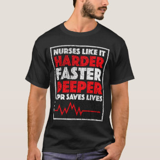 T-shirt Chemise d'infirmière coquine - Réanimation cardio