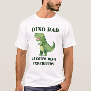 T-shirt Chemise Dino Papa, Fête d'anniversaire dinosaure