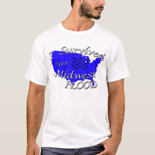 T-shirt Chemise d'inondation de Midwest