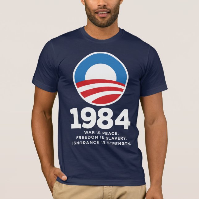 T-shirt Chemise d'Obama '84 (Devant)