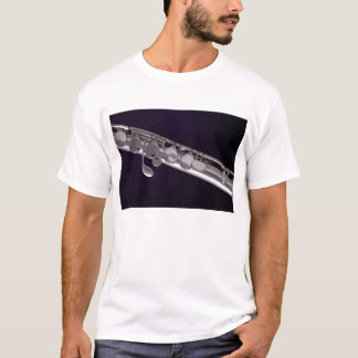 T-shirt Chemise d'obscurité de cannelure