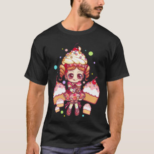 T-shirt chemise d'obscurité de Petit-chan