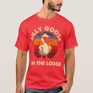 T-shirt Chemise d'oie idiot Tee - shirts graphiques Hommes