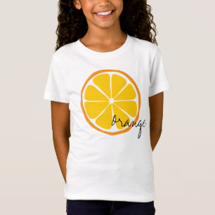 T-Shirt Chemise d'orange d'agrume d'été