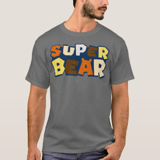 T-shirt Chemise d'ours gay avec drapeau de la fierté d'our