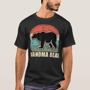 T-shirt chemise d'ours grand-mère pour femmes, chemise d'o