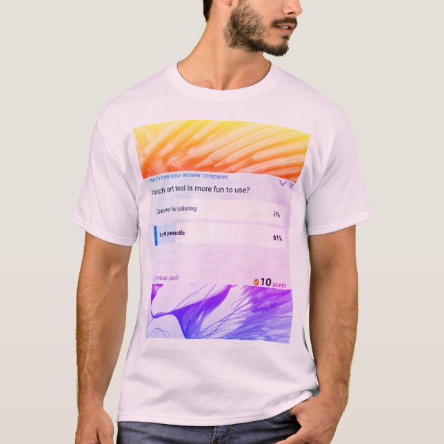 T-shirt chemise d'outil d'art (Devant)