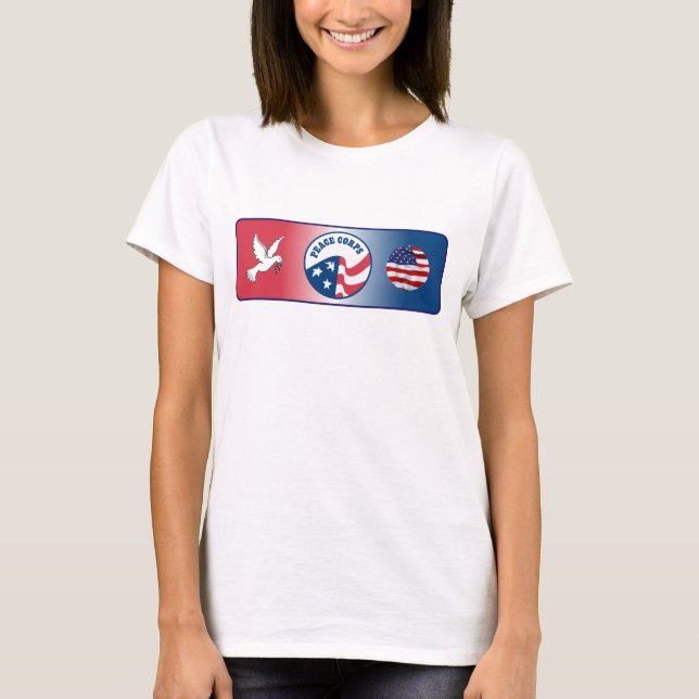 T-shirt Chemise Dove Shield du Peace Corps (Devant)