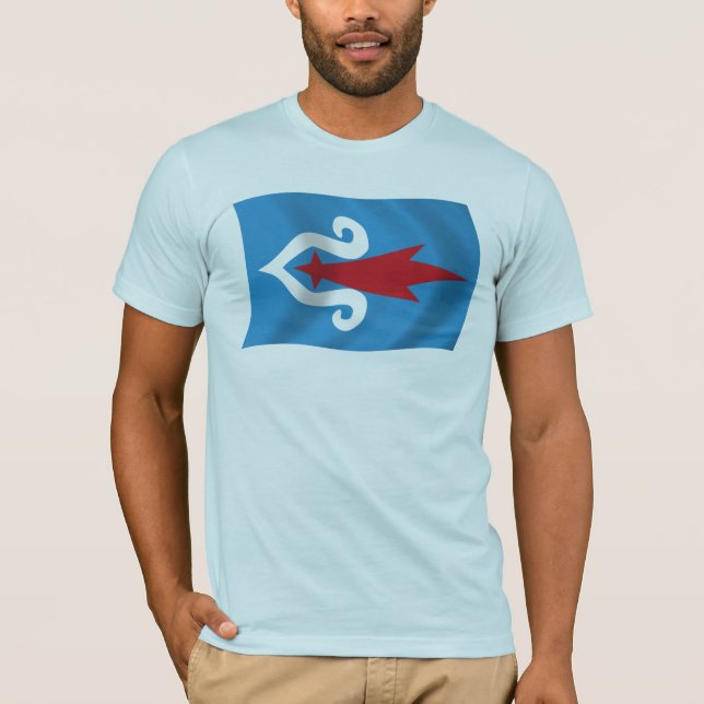 T-shirt Chemise Drapeau Ainu (Devant)