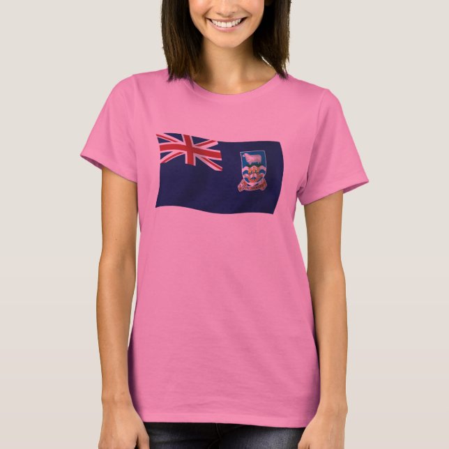 T-shirt Chemise Drapeau Des Îles Malouines (Devant)