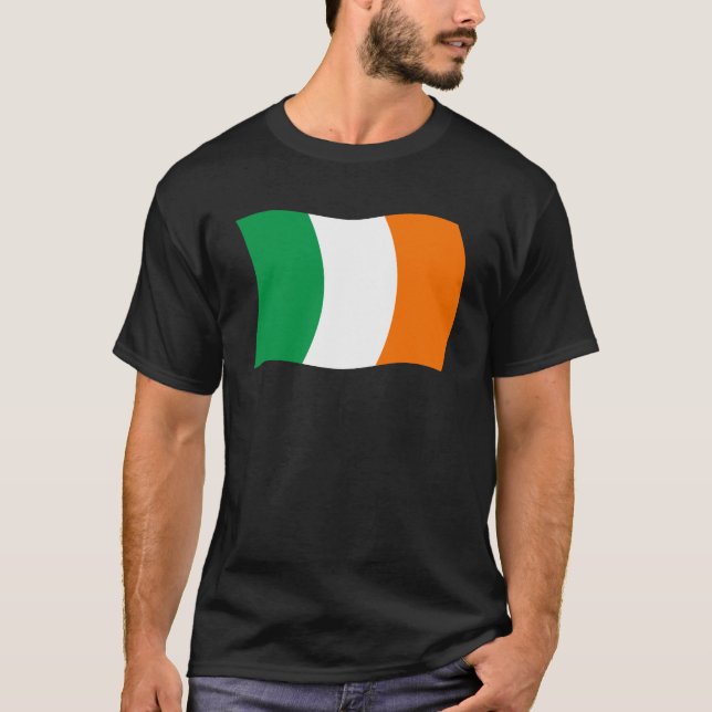 T-shirt Chemise drapeau irlandaise (Devant)