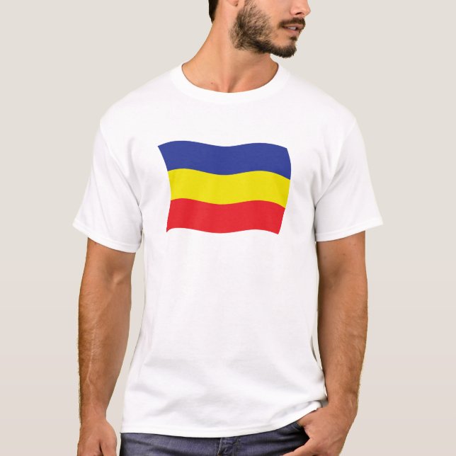T-shirt Chemise Drapeau Khmer Kampuchea Krom (Devant)