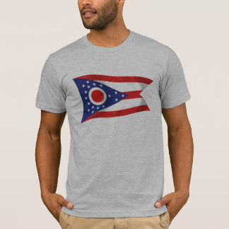 T-shirt Chemise Drapeau Ohio