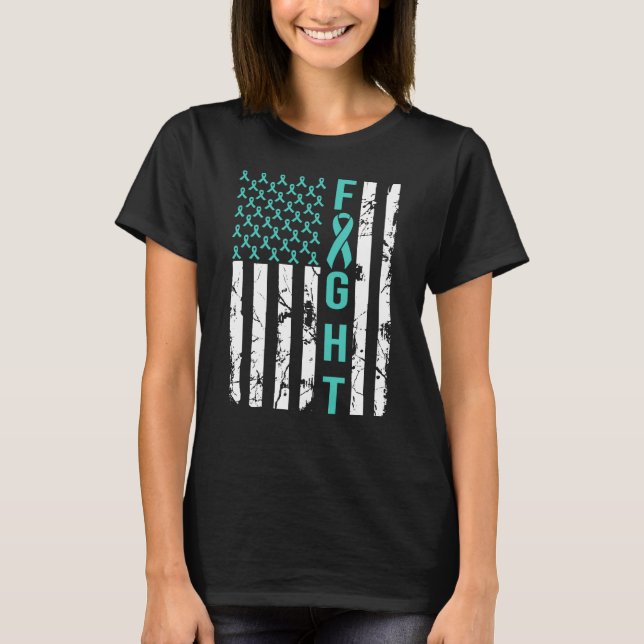 T-shirt Chemise Drapeau POTS, Tachycardie Postural Orthost (Devant)
