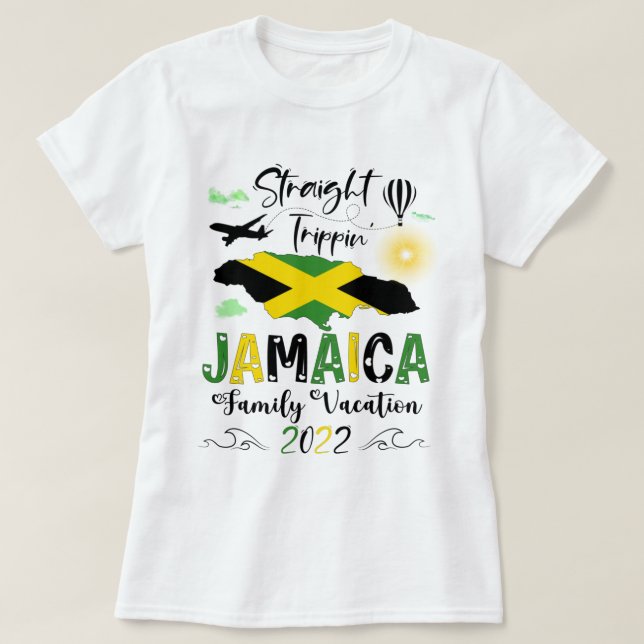 T-shirt Chemise droite Trippin Custom Jamaïque (Design devant)