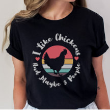 Chemise Drôle au poulet, Humour Anti-Social