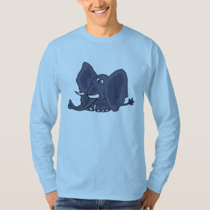T-shirt Chemise drôle de bande dessinée d'éléphant