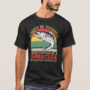 T-shirt Chemise drôle de barracuda pour hommes femmes barr