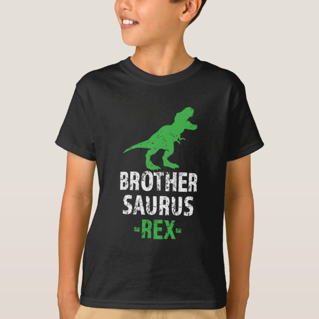 T-shirt Chemise drôle de Bro d'énonciation de Saurus Rex (Devant)