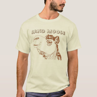 T-shirt Chemise drôle de chameau d'orignaux de sable