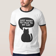Chemise drôle de chat d'anxiété sociale | Papa cha