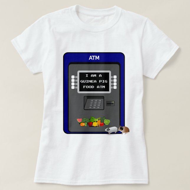 T-shirt Chemise drôle de cobaye (Design devant)
