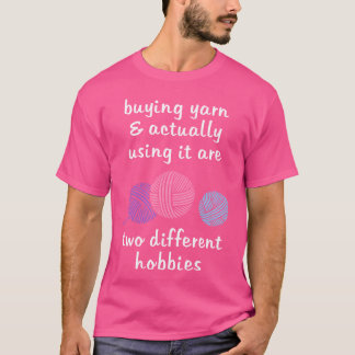 T-shirt Chemise drôle de crochet tricot pour femmes différ