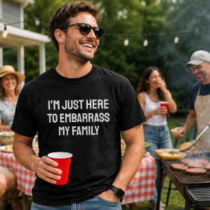 T-shirt Chemise drôle de famille   Tee Embarrasse Ma Famil