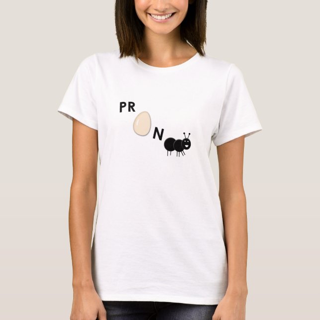 T-shirt Chemise drôle de grossesse - ENCEINTE (Devant)