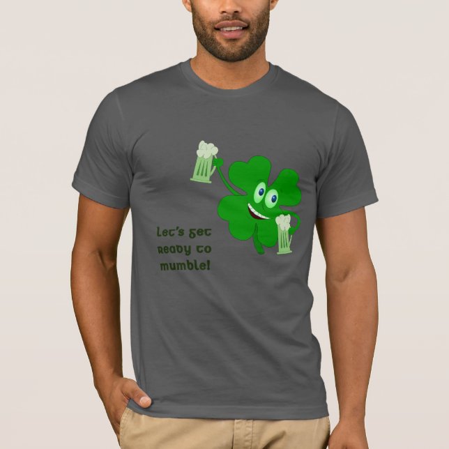 T-shirt Chemise drôle de Jour de la Saint Patrick (Devant)