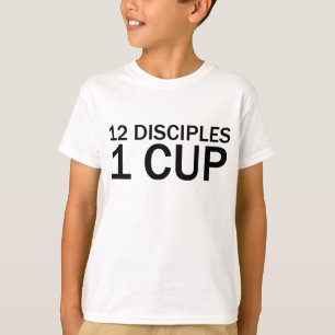T-SHIRT CHEMISE DRÔLE DE LA DERNIÈRE CÈNE À 12 APÔTRES ET 