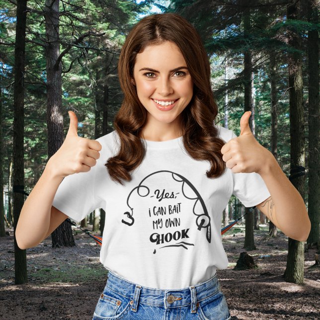 T-shirt Chemise Drôle de l'appât de pêche pour femmes (Créateur téléchargé)