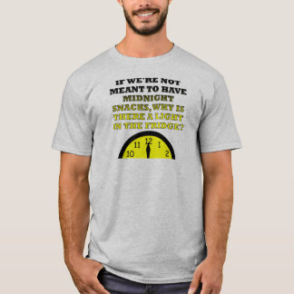 T-shirt Chemise drôle de lumière du réfrigérateur pour sna