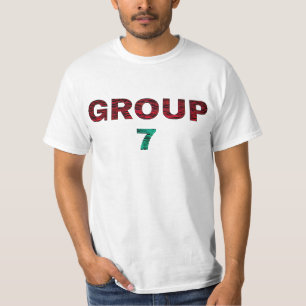 T-shirt Chemise drôle de mème du groupe 7, Graphique d'équ