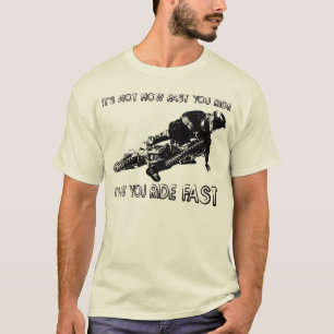 T-shirt Chemise drôle de motocross de moto cross rapide