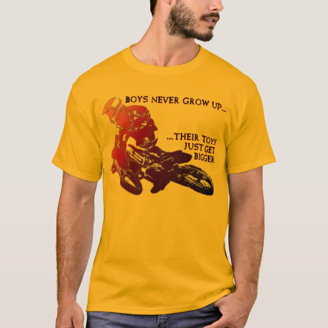 T-shirt Chemise drôle de plus grand de jouets de saleté (Devant)