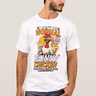 T-shirt Chemise drôle de poulet – Tee-shirt hilarant de po