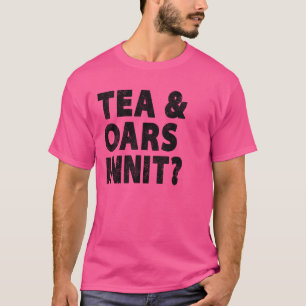 T-shirt Chemise drôle de rameur britannique amateur de thé